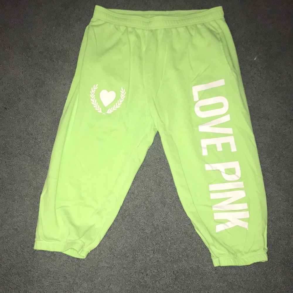 Victoria’s Secret Pink cropped sweats size large
